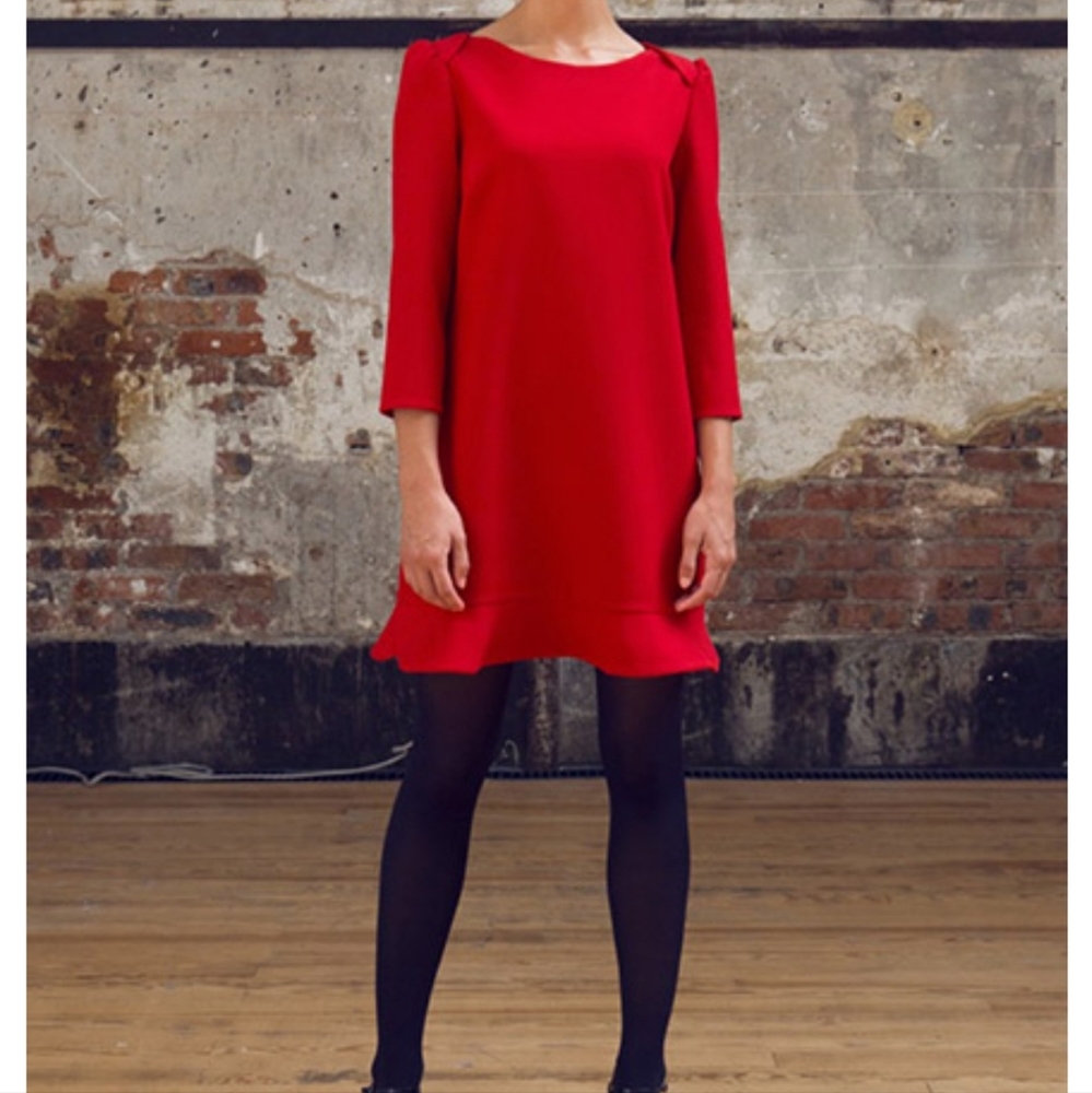 Atelier Camille Red Cocktail Dress